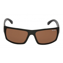Ugly Fish P1202 Polarised Sunglasses Matte Black Frame Brown Lens