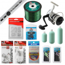 Daiwa D-Wave 4000 Combo with Tackle Essentials Package 8ft 15-25lb 2pc