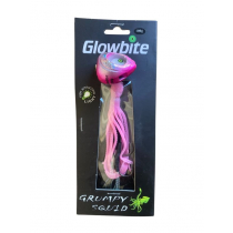 Glowbite Grumpy Squid Slider Lure 80g Pink