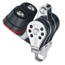 Harken Triple Micro Block with Becket and Cam Cleat 22mm