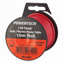Heavy Duty General Purpose Power Cable 7.5A Tinned 10m Roll