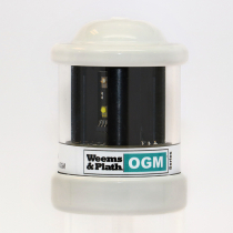 Weems & Plath Q All Around White Anchor LED Navigation Light with Photodiode White Housing