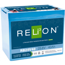 RELiON 24V 40AH DIN Deep Cycle Lithium Battery