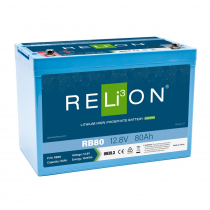 RELiON 12V 80Ah DIN LiFePO4 Battery