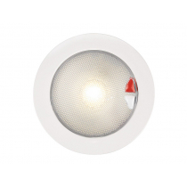 Hella Marine EuroLED 150 Recessed Touch Lamp Warm White/Red - White Plastic