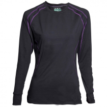 Ridgeline Wildcat Womens Thermal Long Sleeve Shirt Black 2XL