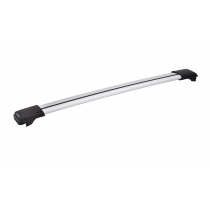 Prorack Aero Roof Rack Rail Bar Single Silver 110 to 120cm
