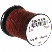 Semperfli Dry Fly Poly Yarn Red