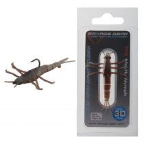 Savage Gear 3D Mayfly Nymph Soft Bait Lure 5cm Red Brown