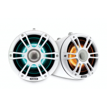 Fusion Signature 3 Sports White LED Marine Wake Tower Speakers 7.7in 280W