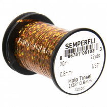Semperfli Holo Tinsel Flash Copper 1/32in