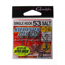 Gamakatsu Single Hook 53 Salt Inline Hooks 1/0 Qty 6