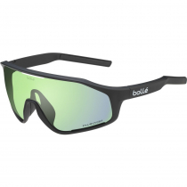 Bolle SHIFTER Sunglasses Matte Black Phantom Clear Green