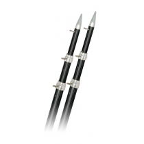 Rupp Top Gun Carbon Fiber Fixed Outrigger Pole 5.48m Black/Silver