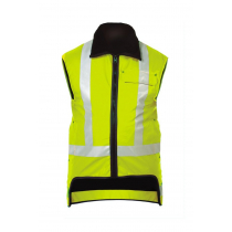 Kaiwaka Mens Tufflex Hi-Vis Sleeveless Vest Lime