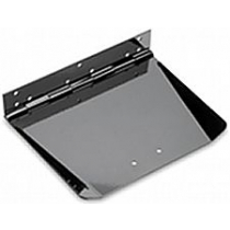 Lectrotab Powdercoated Stainless Steel Trim Tab Plate 12inx12in Black