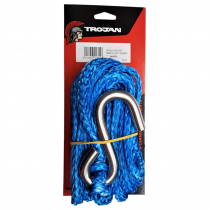 Buy Synthetic Boat Trailer Winch Rope with Snap Hook 8m online at Marine -Deals.co.nz