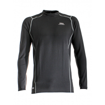 Aropec Quick-Dry Mens Long Sleeve Thermal Top Dark Grey L