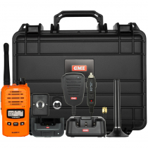 GME TX6160XOCK IP67 Handheld UHF CB Radio Car Kit 5/1W Blaze Orange