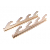 Wall Mount Plywood Rod Rack Set