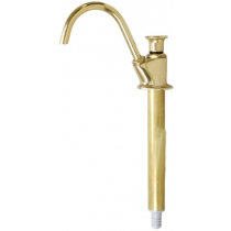 Fynspray Vertical Galley Pump Polished Brass