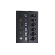 LED 6-Way Switch Panel with 15A Circuit Breakers