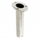 Stainless Steel Angled Rod Holder with Drain - 15 degree