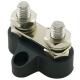 BLA Insulated Dual Terminal Stud 8mm Black