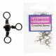 Nacsan Crossline 3-Way Barrel Swivel Bulk Pack