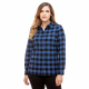 Swanndri Monaco Cotton Womens Long Sleeve Shirt Blue/Black Check 18