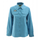 Ridgeline Basa UPF 50 Womens Long Sleeve Shirt Blue XS