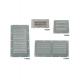 Stainless Steel Louvre Vent - 2x6 Louvres