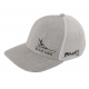 Bonze Carolina Flare Mens Trucker Cap Grey White