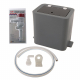 Hi-Tech Live Bait Tank with Fixed Acrylic See-Through Lid 30L Transom Combo Package Grey