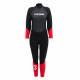 Extreme Limits Reef Womens Steamer Wetsuit 2.5mm Black/Red