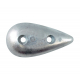 Zinc Teardrop Anode with Fixing Holes