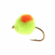 Manic Tackle Project Glo Bug Fly Chartreuse/Brite Red #10 1cm