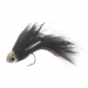 Manic Tackle Project Micro Zonker Streamer Black #8 4.5cm