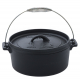 Campfire Pre-Seasoned Cast Iron Camp Oven 4.5 Quart