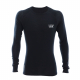 Black Shag Merino Mens Long Sleeve Thermal Top 190gsm