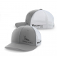 Bonze Carolina Flare Mens Trucker Cap Grey White