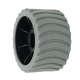 Trojan Straight Ribbed Wobble Roller Grey