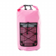 Waterproof Dry Bag with Front Mesh Pocket 30L Light Pink