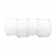 Tritan Shatterproof Stemless Wine Glass 16oz 4 Pack