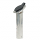 Stainless Steel Angled Flush Mount Rod Holder with Cap