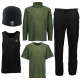 Line 7 Recycled Polyester Mens 5 Piece Fleece Clothing Pack Black/Green