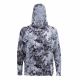 Black Shag UPF50+ Fishing Hoodie Ocean Grey