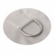 PVC 316 Stainless Steel D Ring Patch for Inflatables 15cm