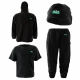 Ridgeline Mens Heritage 4-Piece Fleece Clothing Pack Black