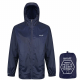 Regatta Pack It III Mens Waterproof Jacket Navy